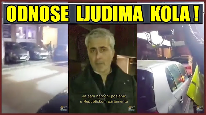 Narodni poslanik Jerković ih uhvatio! Evo ko vam i kako krade kola po gradu!