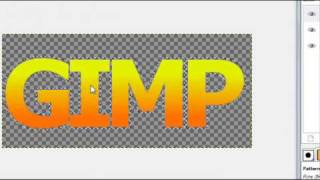 3D text with perspective on GIMP