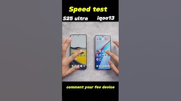 Samsung s25 ultra vs iqoo 13 ! Speed test! #shortsfeed #shorts