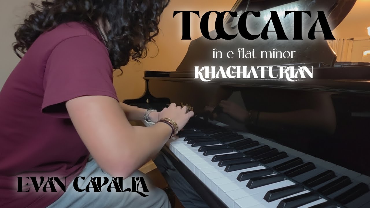 14-year old prodigy plays the HECK out of Khachaturian Toccata in E flat minor!
