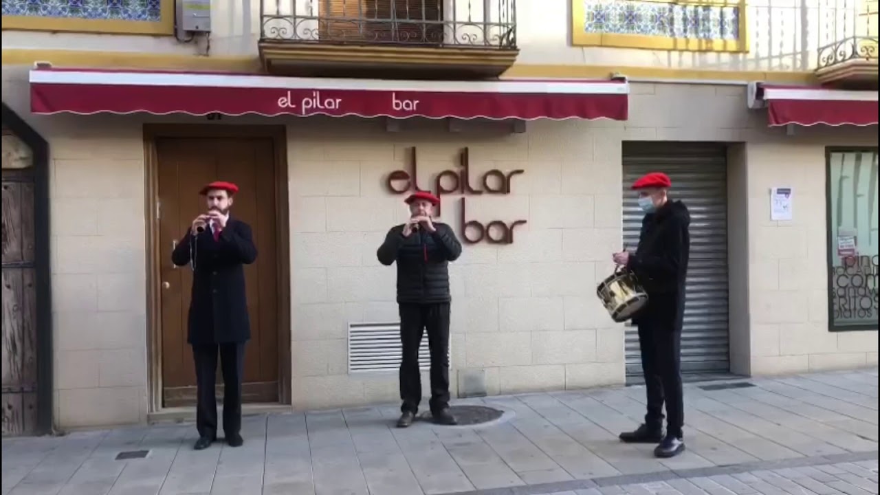 3 de diciembre de 2020 Dianas Día de Navarra / Nafarroa  Gaiteros de Sangüesa / Zangoza