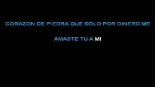 CORAZON DE PIEDRA karaoke Gran caribe