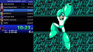 Mega-Man Unlimited any% Speedrun in 36:47 World-Record