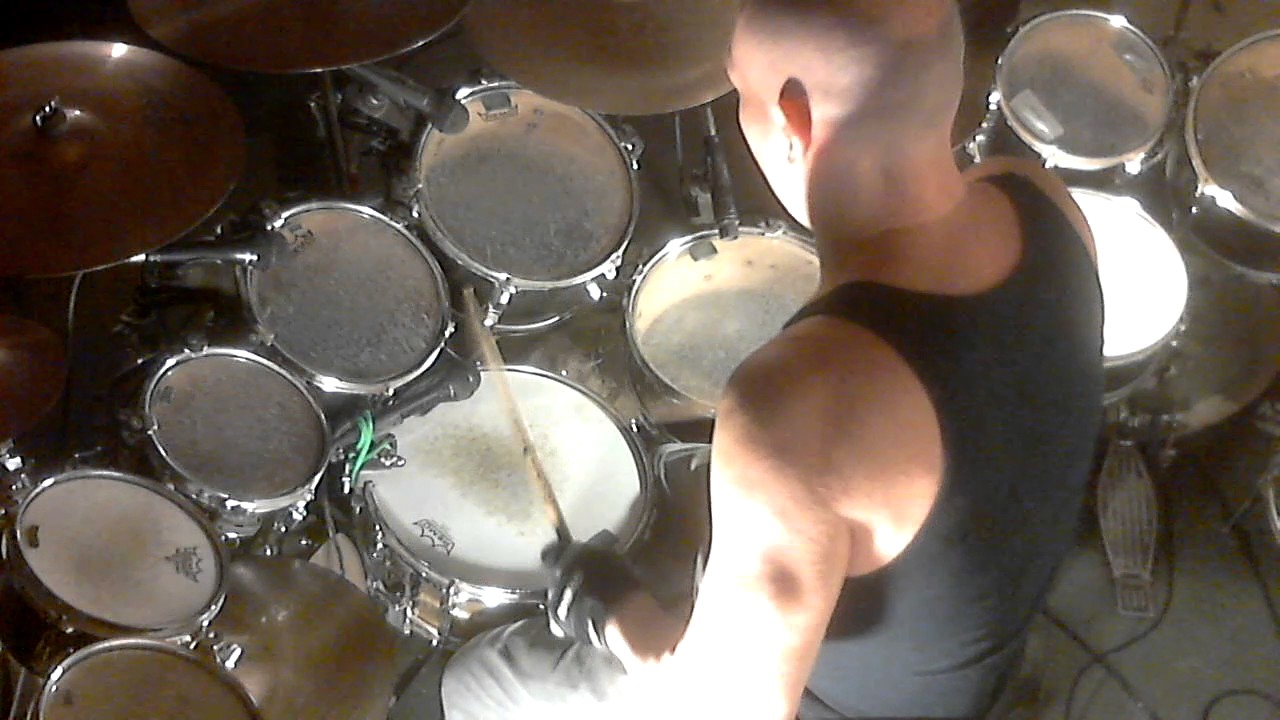 super fast double bass drum solo