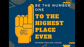 Spoken English - the best method ever
