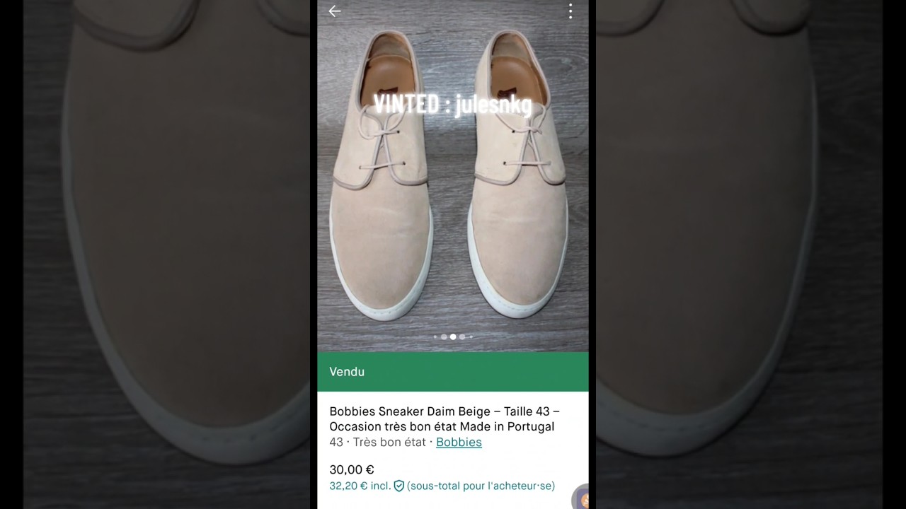 Meilleure Vente du Jour sur VintedㅣBobbies Sneaker Made in Portugal