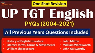 🔴 UP TGT English One Shot Revision / UP TGT English Previous years questions / TGT English PYQ