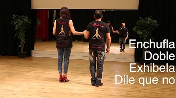 Salsa Basic Tutorial 8 | Salsa Cubana |  Enchufla Doble exibela y dile que no