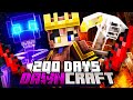 I Survived 200 Days in DAWNCRAFT...