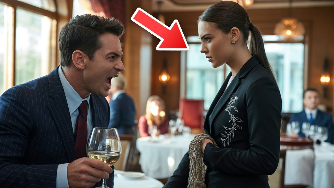 Er brüllte die Kellnerin an  doch ihre Antwort ließ den ganzen Saal erstarren