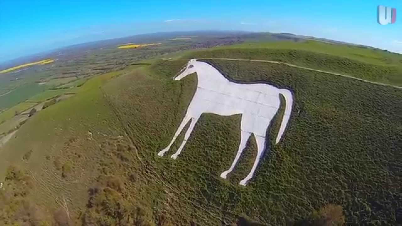 Westbury White Horse / Aerial Footage / WJ Media YouTube