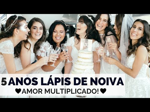 5 Anos Lápis de Noiva l Amor multiplicado