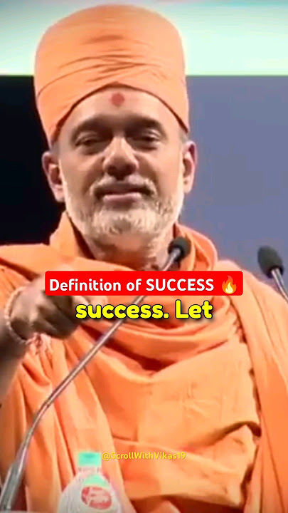The real definition of SUCCESS 🔥 || Gyanvatsal Swami ji ||