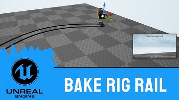 Unreal Engine 5.2 Bake Assets Attached to the Rig Rail