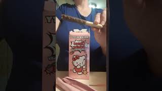 Hello Kitty Choco Sticks with Popping Candy Strawberry from Daiso USA 🍓
