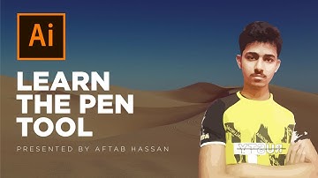 Adobe Illustrator Training - Class 3 - Learn Pen Tool  Urdu / Hindi