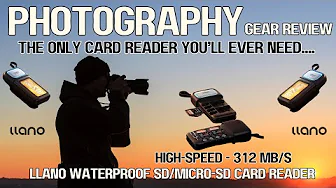 NEW LLANO High Speed Waterproof SD & Micro SD/TF Card Reader Review | The Only Card Reader you NEED!