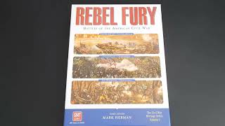 Rebel Fury  Mark Herman  GMT Games  Unboxing