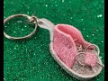 Shoe key ring  gaily craft n creations