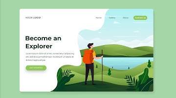 Animated Travel Landing Page Website using HTML, CSS & JavaScript