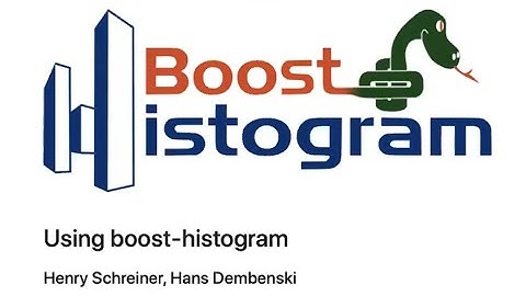 PyHEP 2020 Boost-Histogram