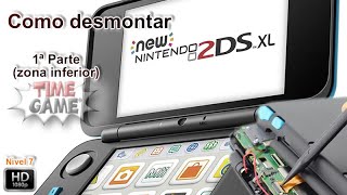 Open or disassemble Nintendo New 2DS xl bottom part