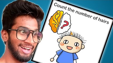 count the number of hairs? | BRAIN OUT