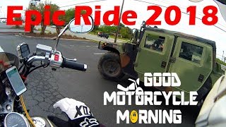 S04E01 The Beginning! - Burlington, NC to Woodbine, GA - Honda Shadow 750 - Good Motorcycle Morning
