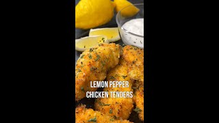 Lemon Pepper Chicken Tenders 🍋🐔🙌