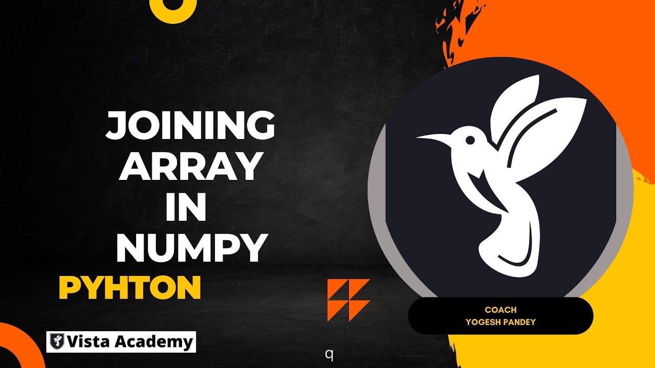 1.7 joining 1 d and 2 d array in numpy - YouTube