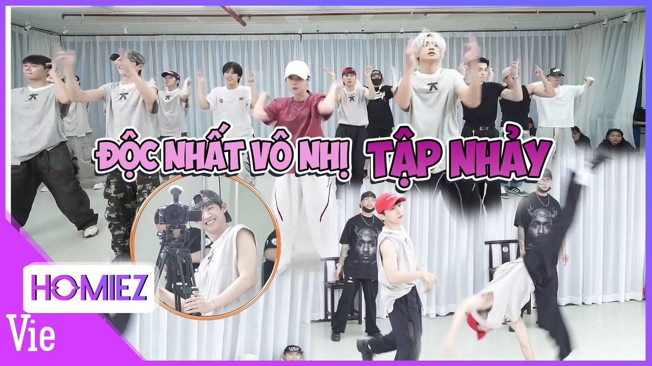 Team ĐỘC NHẤT VÔ NHỊ tập nhảy, Sơn.K dance break ấn tượng | ANH TRAI SAY HI