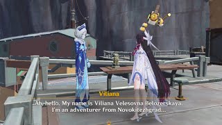 GENSHIN IMPACT 6.5 - VILIANA FROM NOVOKITEZHGRAD Snezhnaya CHARACTER LOCATION 