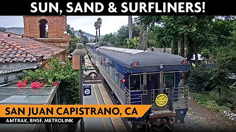 San Juan Capistrano, California | Virtual Railfan LIVE !