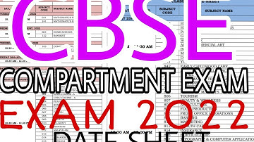 CBSE COMPARTMENT EXAM 2022 || Date Sheet || Class - X & Class - XII  #updatepointviasp
