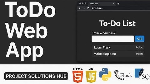 ToDo Application: Your Ultimate Task Manager #btechprojects #miniproject #majorprojects #webapp