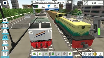 Indonesian Train Simulator - #1 New BB300 Engine | Train Games 3D - Android IOS GamePlay FHD