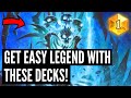 The 10 BEST Hearthstone DECKS to get LEGEND or use in HEROIC TAVERN BRAWL!