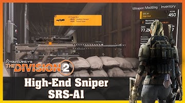 High-End Tier 4 | SRS-A1 | Sniper| Firing Range Test | THE DIVISION 2