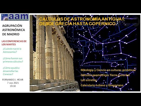 10. CALCULOS DE ASTRONOMÍA ANTIGUA I