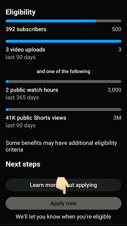 New update youtube 500 subscribe hote hi channels monetize / channel monetization only 500 subscribe