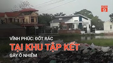 VĨNH PHÚC: ĐỐT RÁC TẠI KHU TẬP KẾT GÂY Ô NHIỄM | VTC9