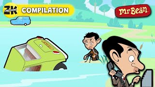 Mr. Bean's Car Wars!  Mr. Bean Cartoon Season 2  Funny Clips  Cartoons for Kids