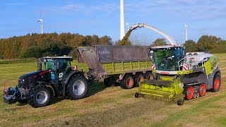 Terratrac Claas Jaguar 960 Lu Geiger Claas Axion Gras Hakselen Grasernte John Deere 4K