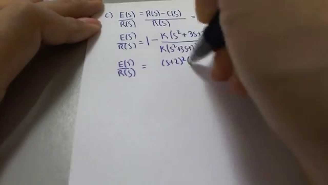 MA3005 Control Theory Tutorial 6 Problem 4 YouTube