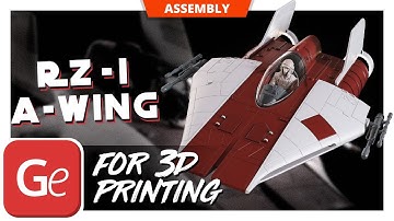 A-Wing 3D Printing Model | Assembly by Gambody