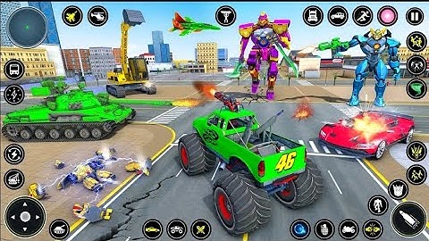Monster Crane Robot Car Games-Android Gameplay #2023