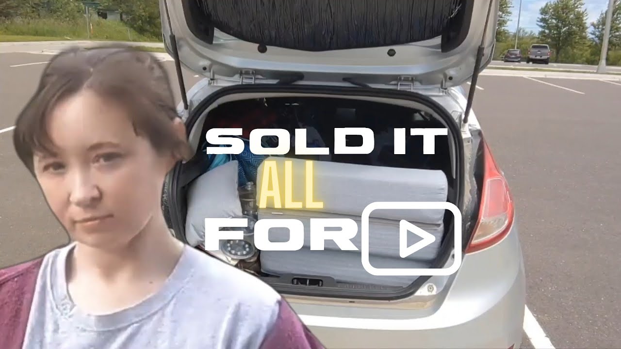 Living in my Car at a Rest Stop | Selling it All to be a YouTuber | Failing Monk Mode