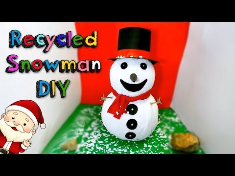 Video: DIY: DIY Snowman rau Xyoo Tshiab 2019
