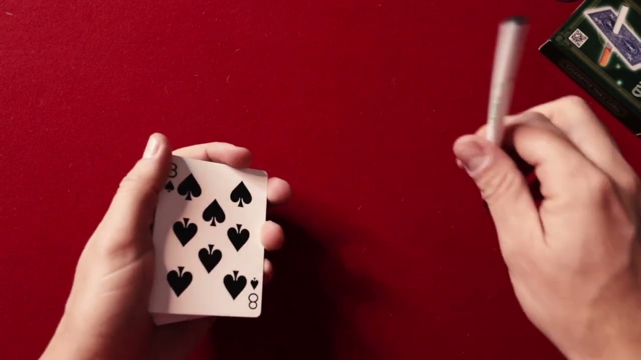 CIGARETTE THRU CARD