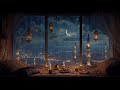 Serene Rain Ambience for Evening 🌧️ Rainy Night Ramadan Background &amp; Warm Iftar Mood